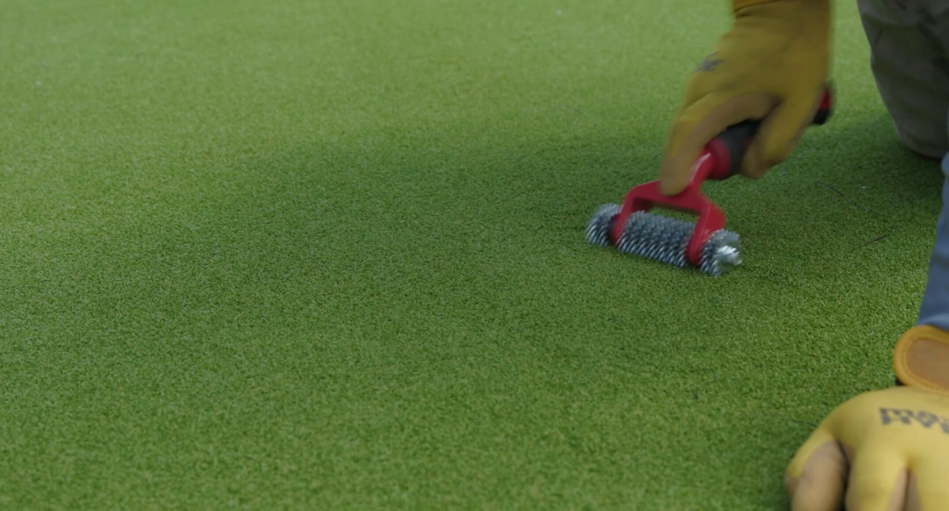 Backyard Putting Greens installation in High Point, NC